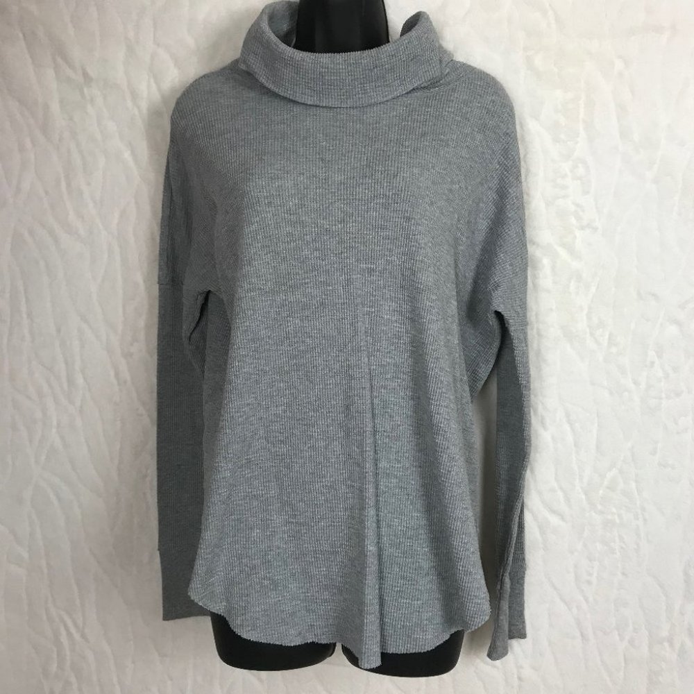 TNA Waffle Knit Thermal Turtleneck Size M